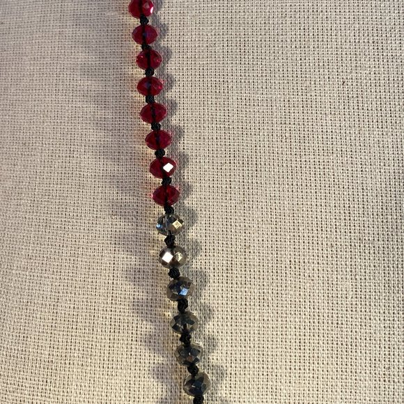 💰 5 FOR $40 / GORGEOUS CAROLEE BEADED LARIAT NECKLACE (EUC) - Picture 8 of 8